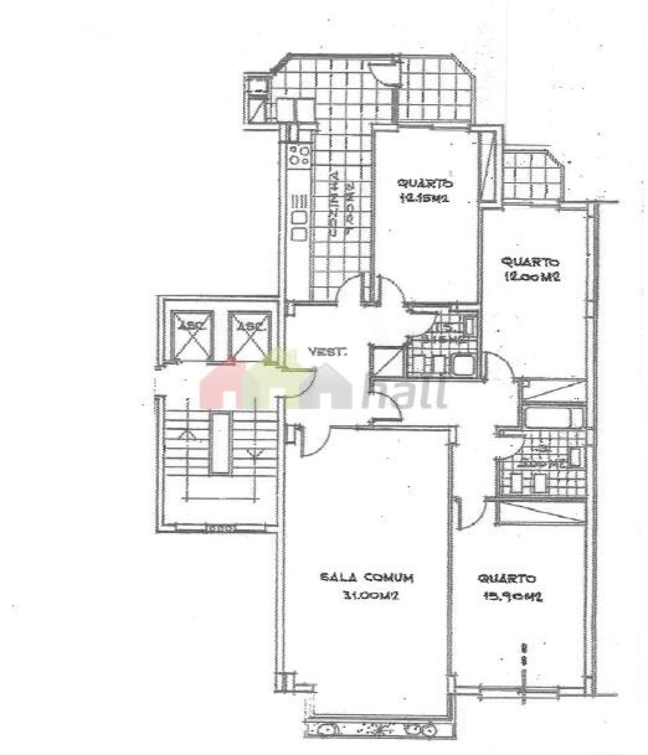 Apartamento T3 para Venda em São Domingos de Benfica Foto 20