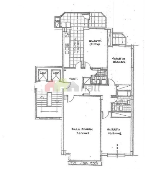 Apartamento T3 para Venda em São Domingos de Benfica