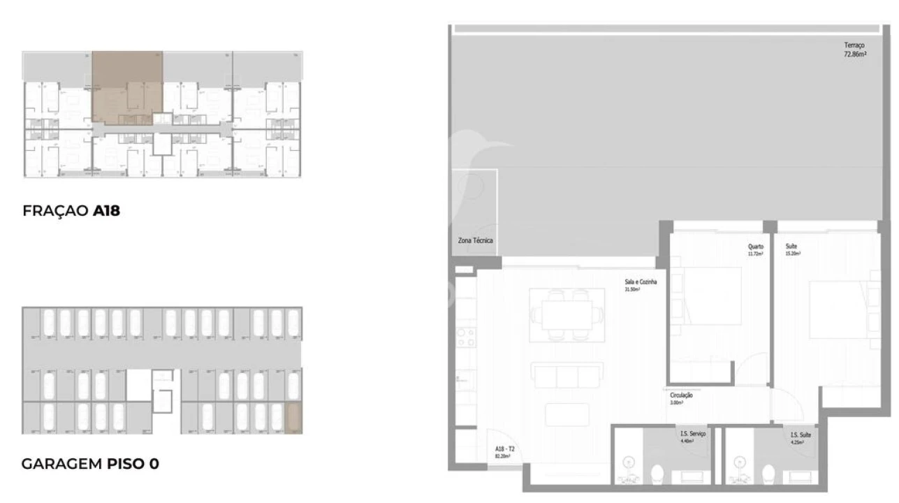 Apartamento T2 para Venda em Fânzeres e São Pedro da Cova Foto 15