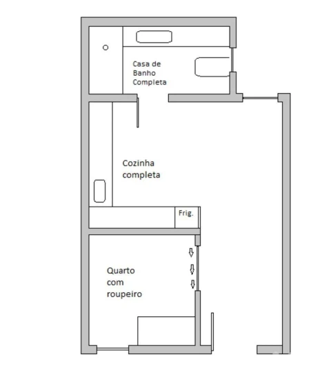 Apartamento T1 para Venda em Ajuda