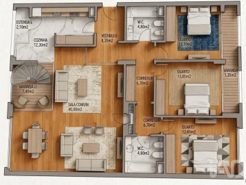 Apartamento T4 para Venda em União das Freguesias de Setúbal