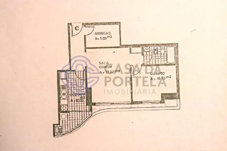 Apartamento T1 para Venda em Santa Marinha e São Pedro da Afurada Foto 3