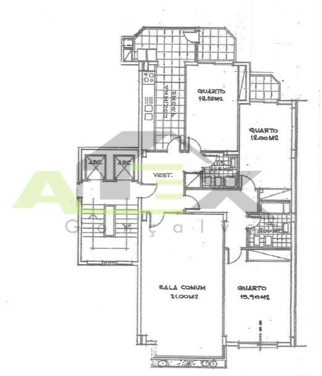 Apartamento T3 para Venda em São Domingos de Benfica Foto 32