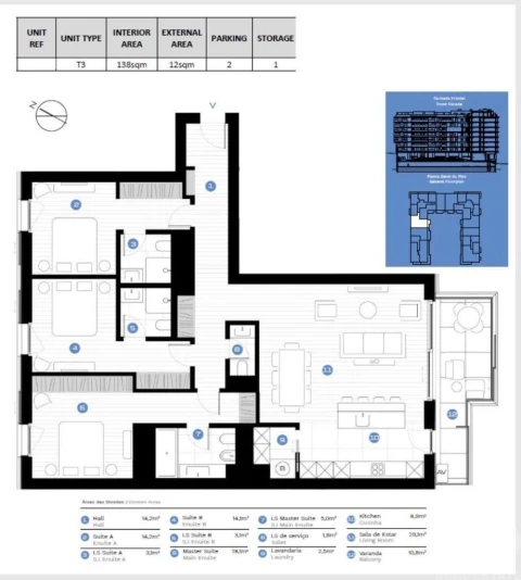 Apartamento T3 para Venda em Avenidas Novas