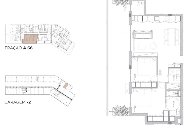 Apartamento T2 para Venda em Oliveira do Douro Planta 1