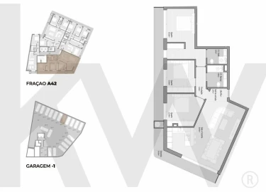 Apartamento T3 para Venda em Bougado (São Martinho e Santiago)