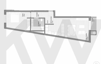Apartamento T1 para Venda em Bougado (São Martinho e Santiago)