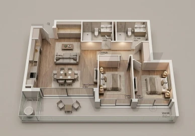 Apartamento T2 para Venda em Fânzeres e São Pedro da Cova