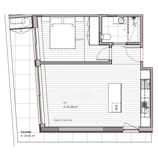 Apartamento T1 para Venda em Santa Marinha e São Pedro da Afurada Foto 10