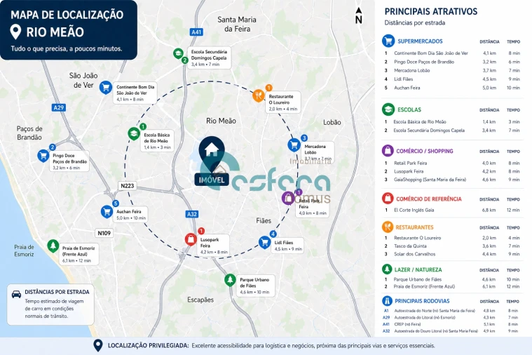 Apartamento T3 para Venda em Rio Meão Foto 3