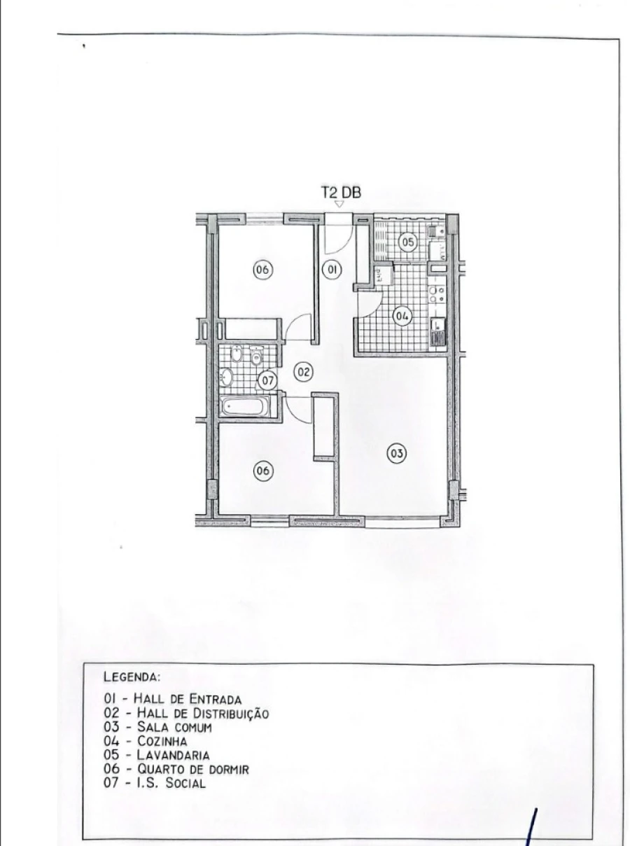 Apartamento T2 para Venda em Caniço Planta 1