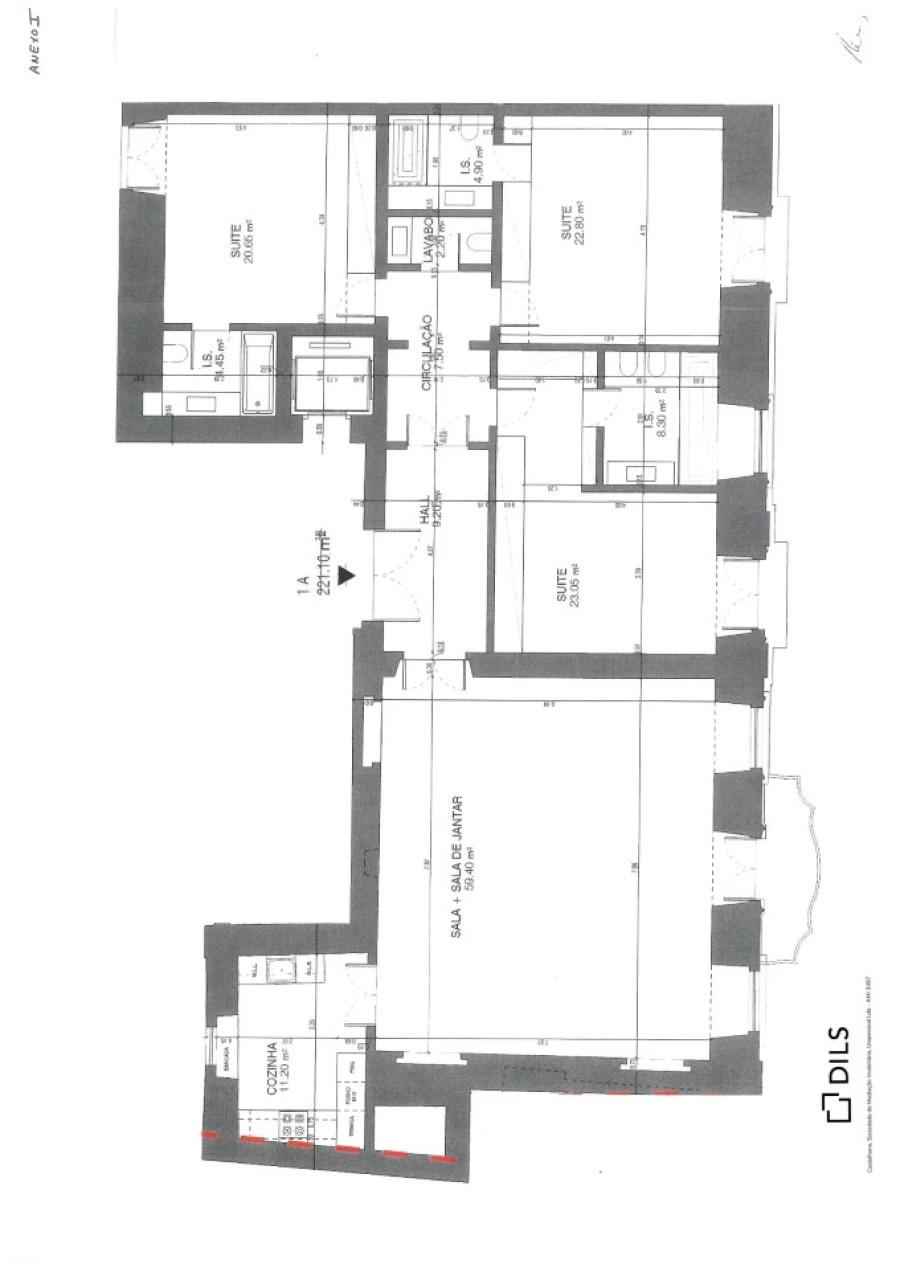 Apartamento T3 para Venda em Estrela Planta 2