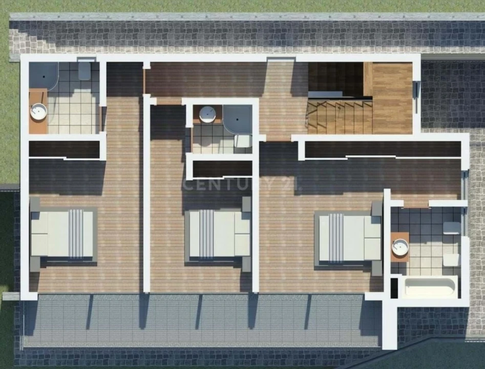 Moradia T3 para Venda em Santa Cruz Planta 2