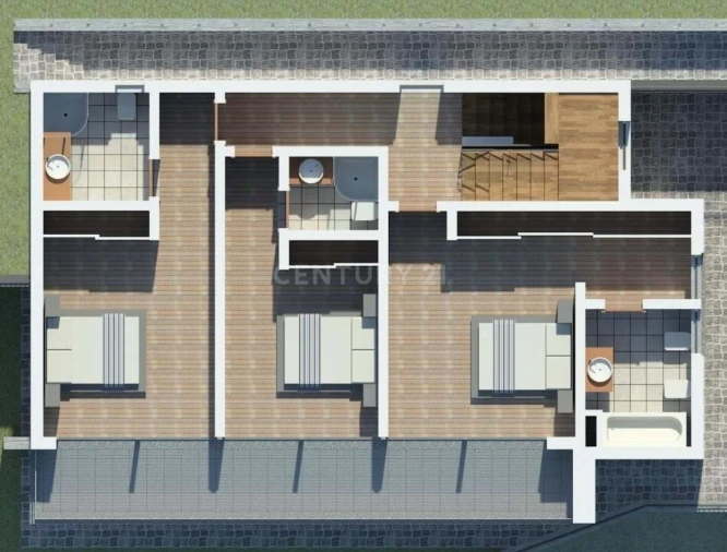 Moradia T3 para Venda em Santa Cruz Planta 2