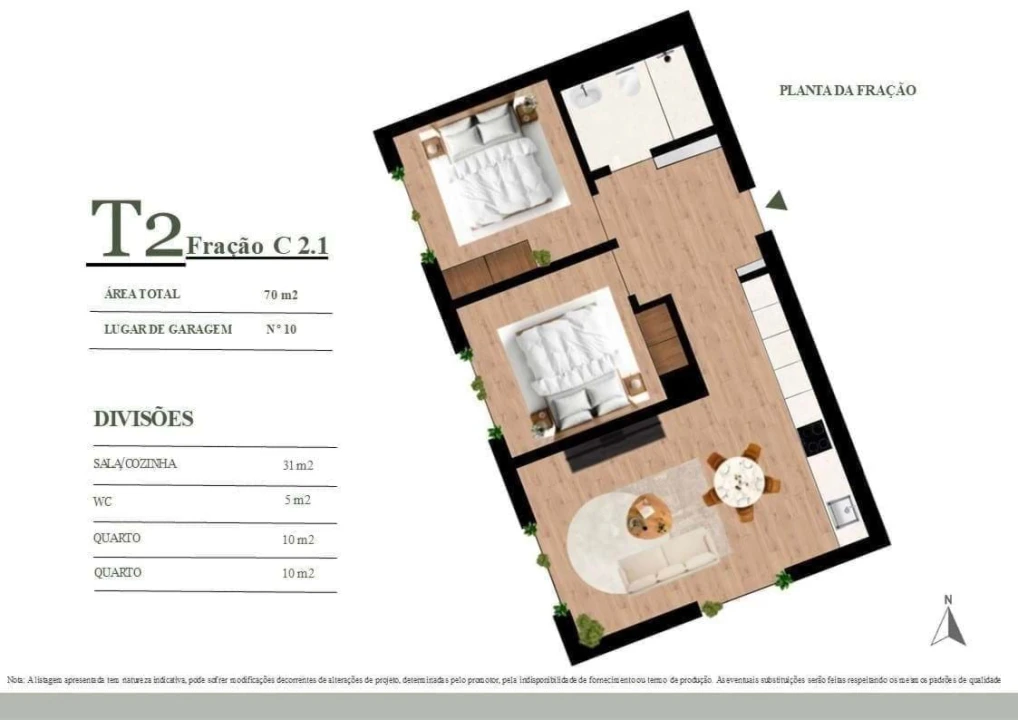 Apartamento T2 para Venda em Campanhã Foto 17