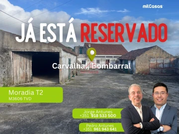 Moradia T2 para Venda em Carvalhal