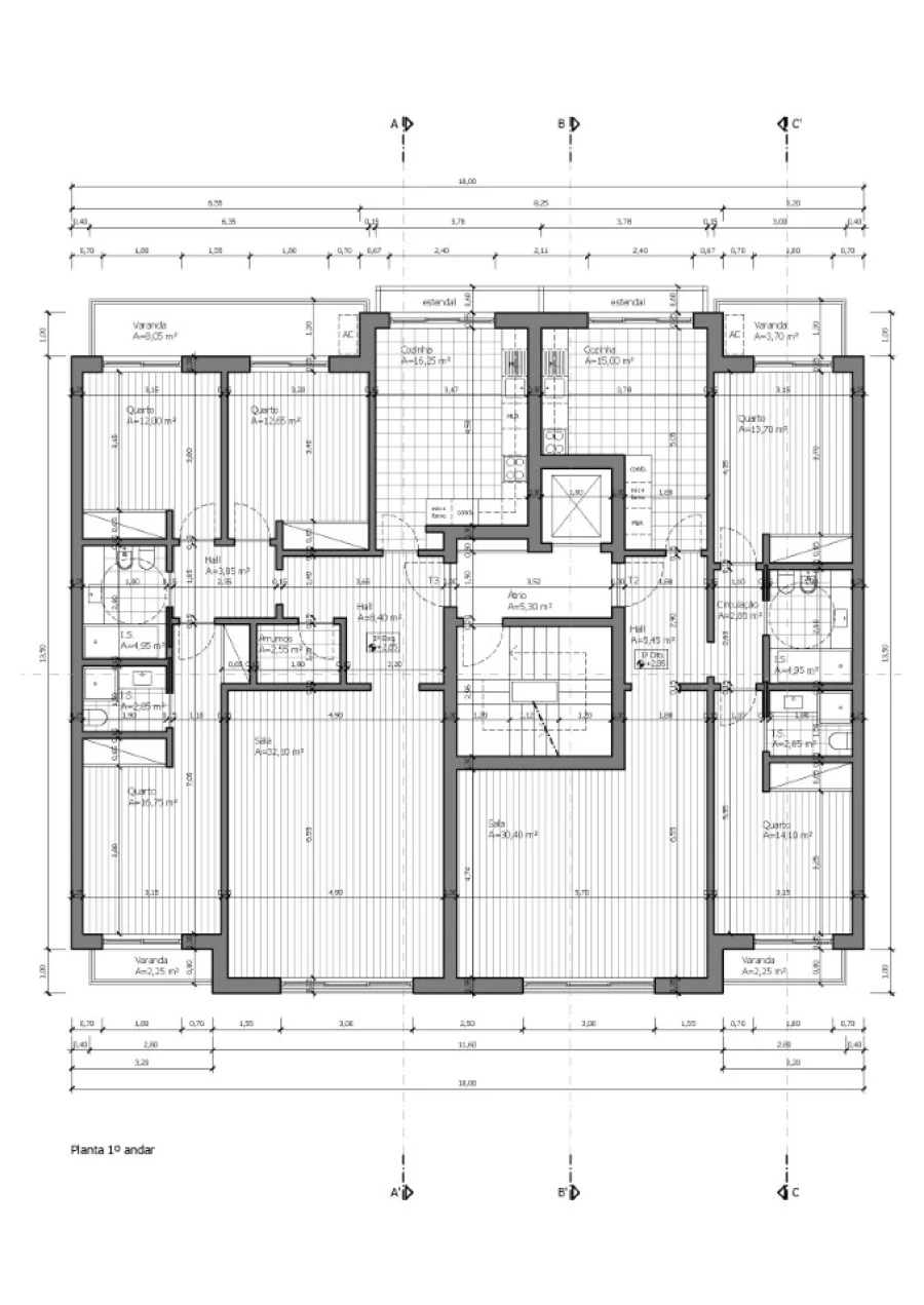 Apartamento T3 para Venda em Montijo e Afonsoeiro Planta 3