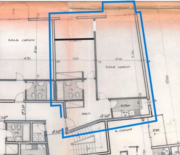 Apartamento T1 para Venda em Setubal (São Sebastião) Planta 1