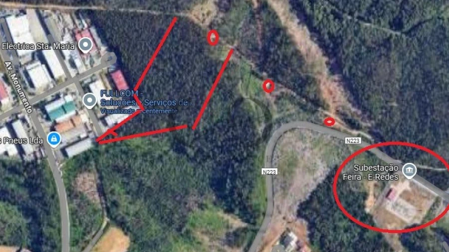Terreno Comércio / Armazém para Venda em São João de Ver