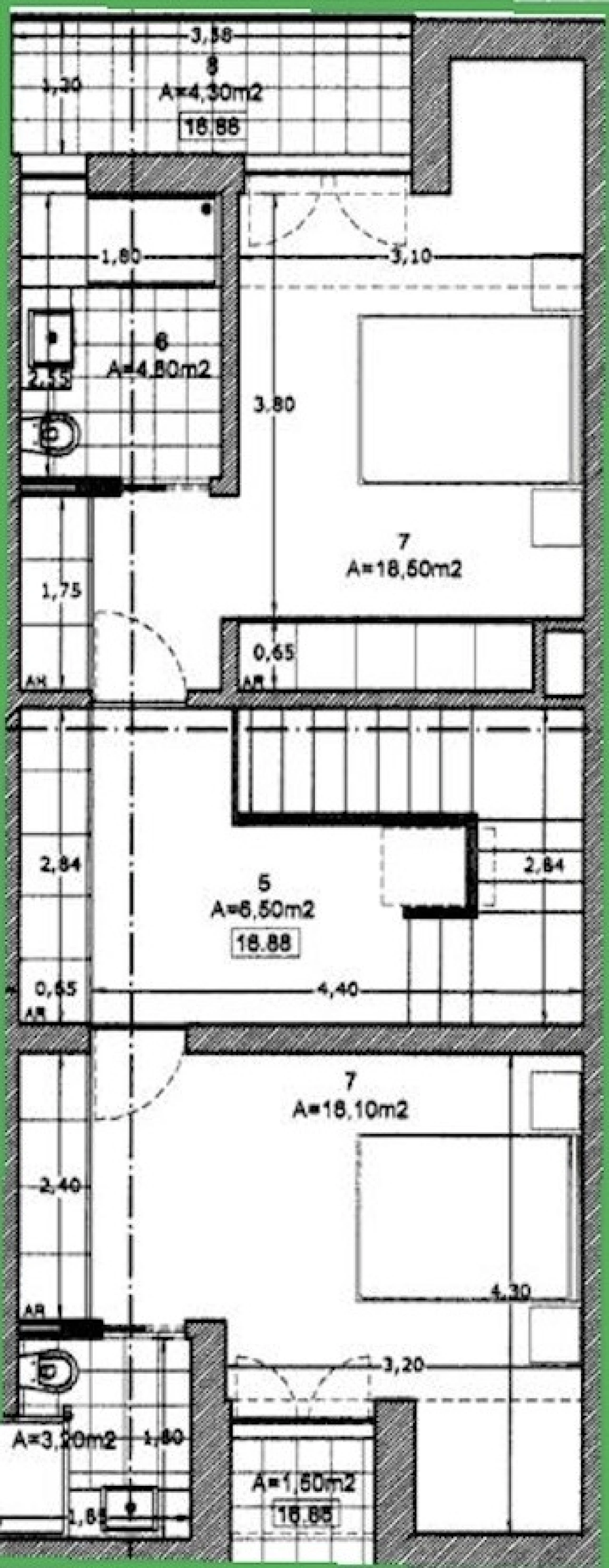 Apartamento T3 para Venda em Espinho Planta 2
