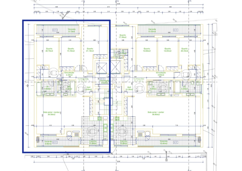 Apartamento T3 para Venda em Alverca do Ribatejo e Sobralinho Planta 2