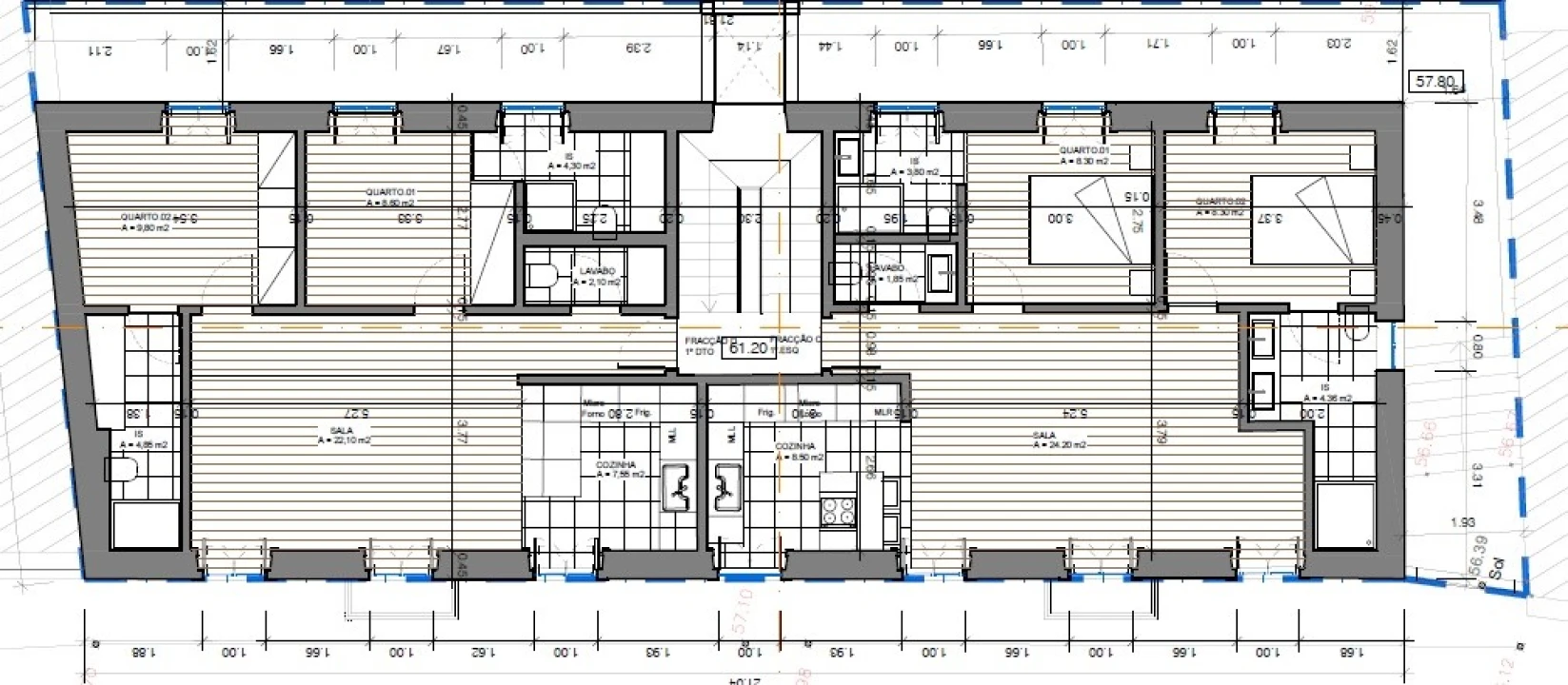 Apartamento T3 para Venda em Cascais e Estoril Planta 2