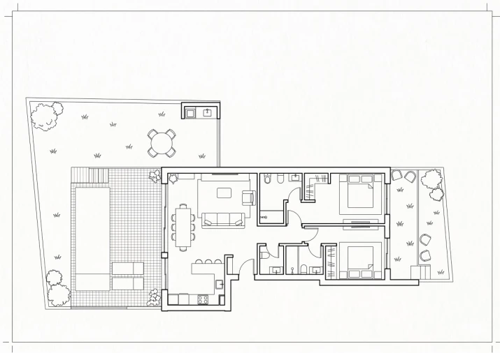 Apartamento T2 para Venda em Tavira (Santa Maria e Santiago) Planta 1