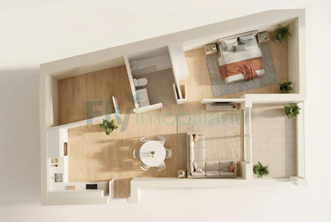 Apartamento T1 para Venda em Caldas de Vizela (São Miguel e São João) Foto 1