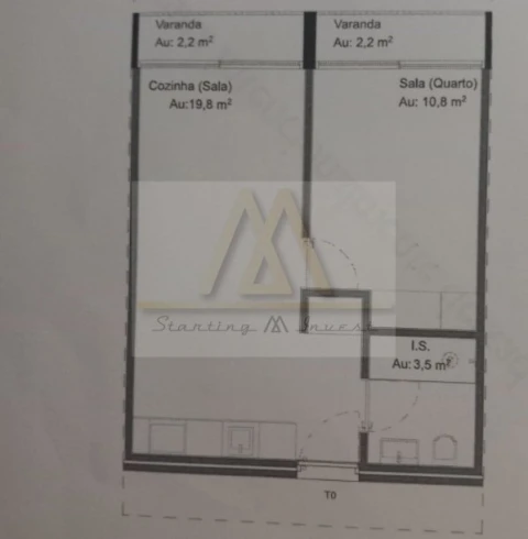 Apartamento T1 para Venda em Vila do Conde