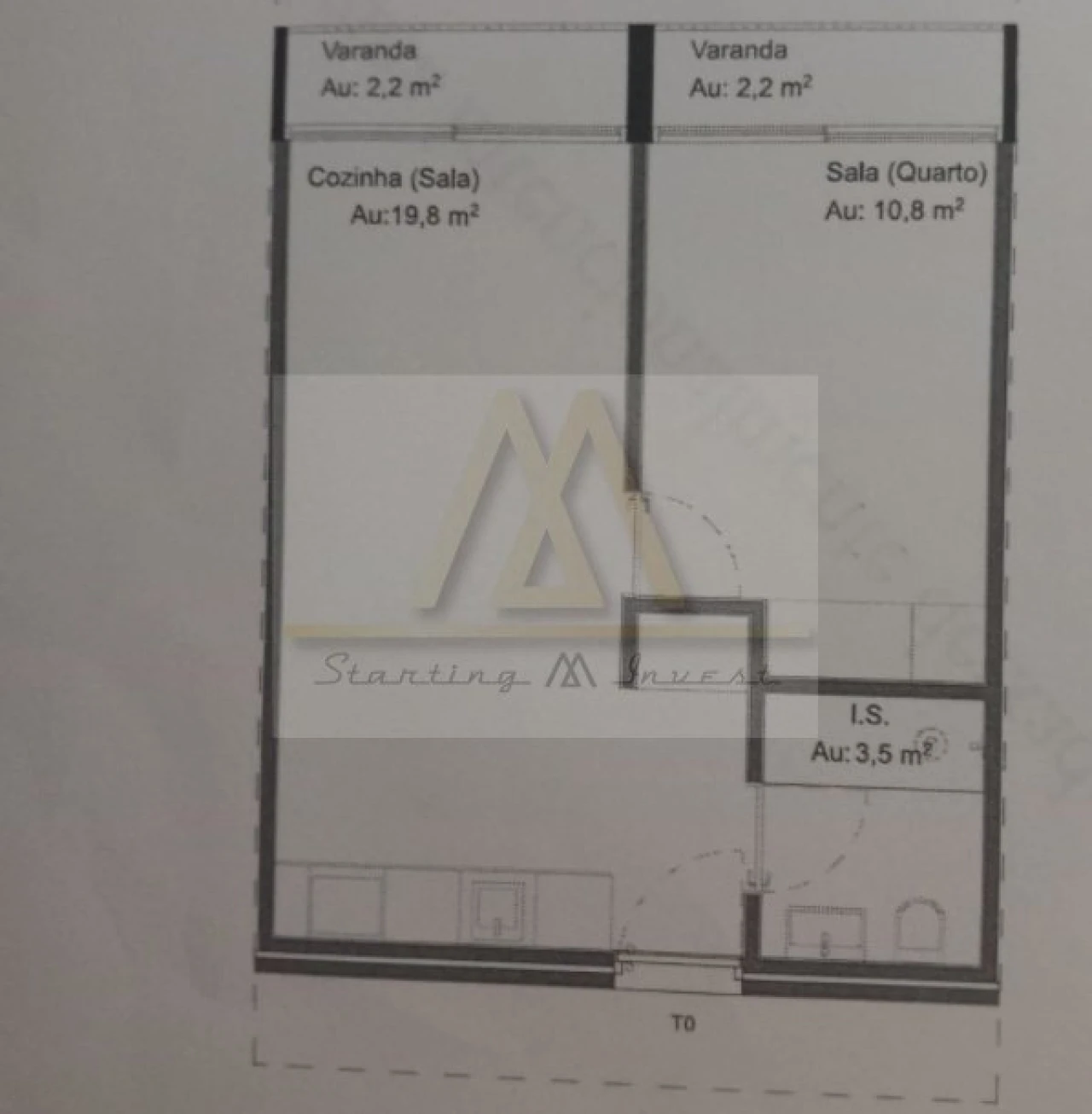 Apartamento T1 para Venda em Vila do Conde Foto 4