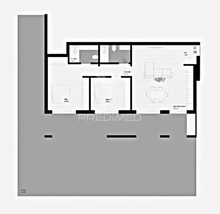 Apartamento T2 para Venda em Pedrouços Foto 12