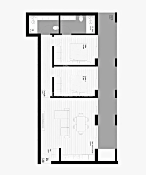 Apartamento T2 para Venda em Pedrouços