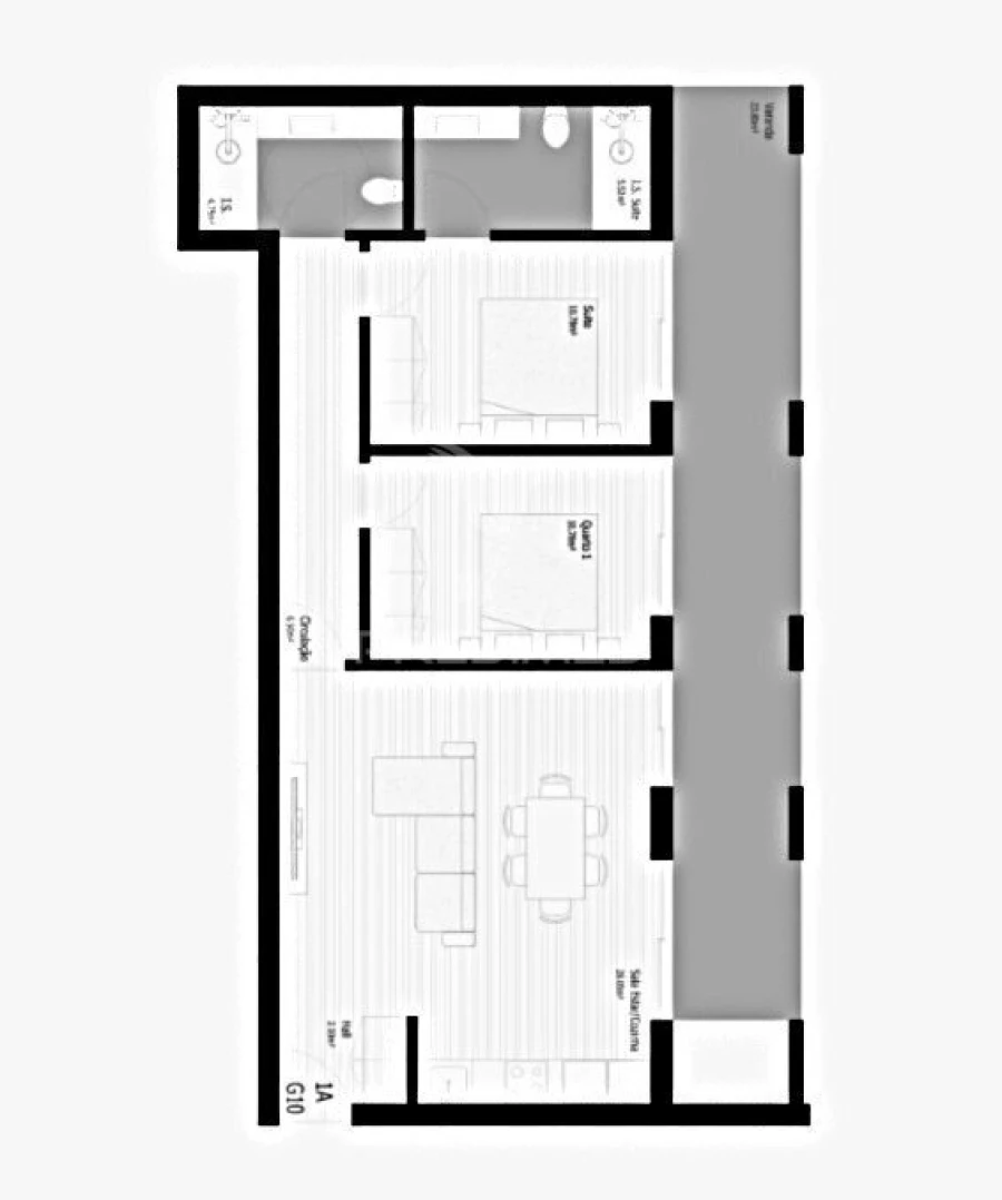 Apartamento T2 para Venda em Pedrouços Foto 12