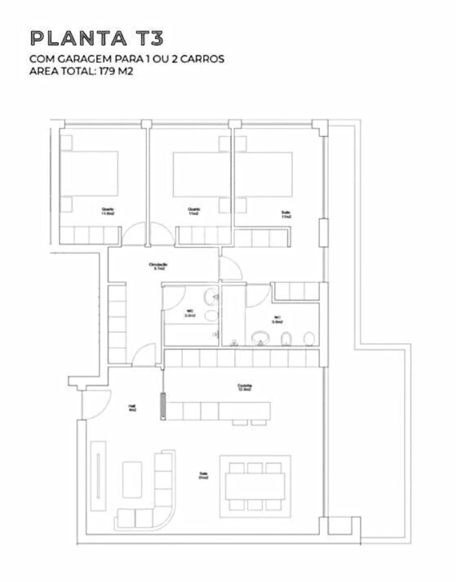 Apartamento T3 para Venda em Valongo Foto 7