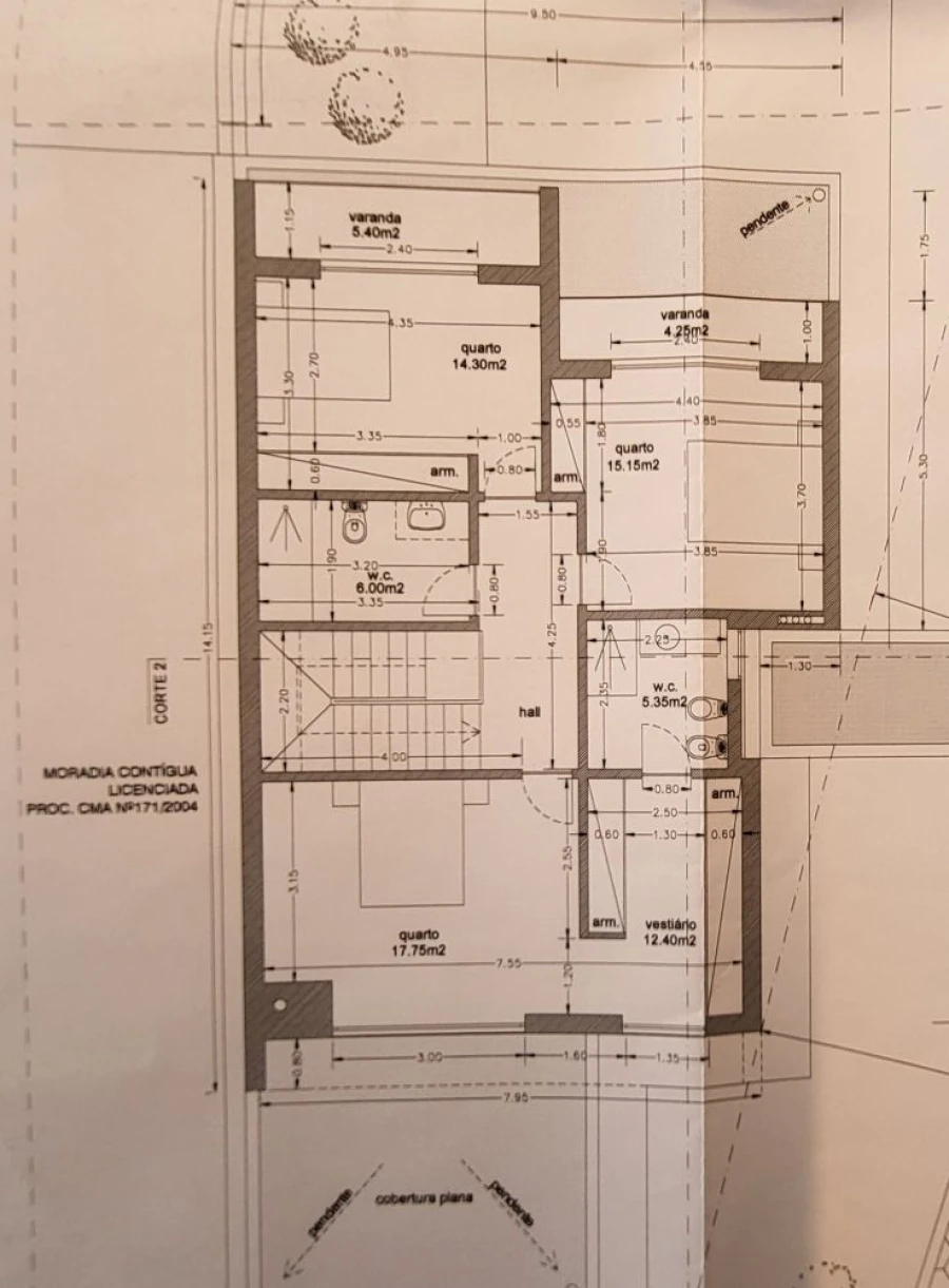 Moradia T4 para Venda em Vagos e Santo António Planta 2