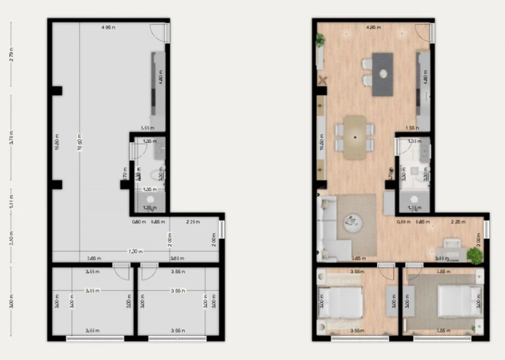 Apartamento T2 para Venda em Buarcos Planta 1