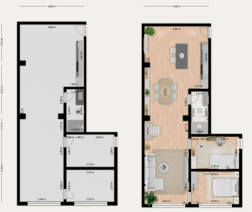 Apartamento T2 para Venda em Buarcos Planta 2