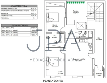 Apartamento T2 para Venda em Vila Real de Santo Antonio
