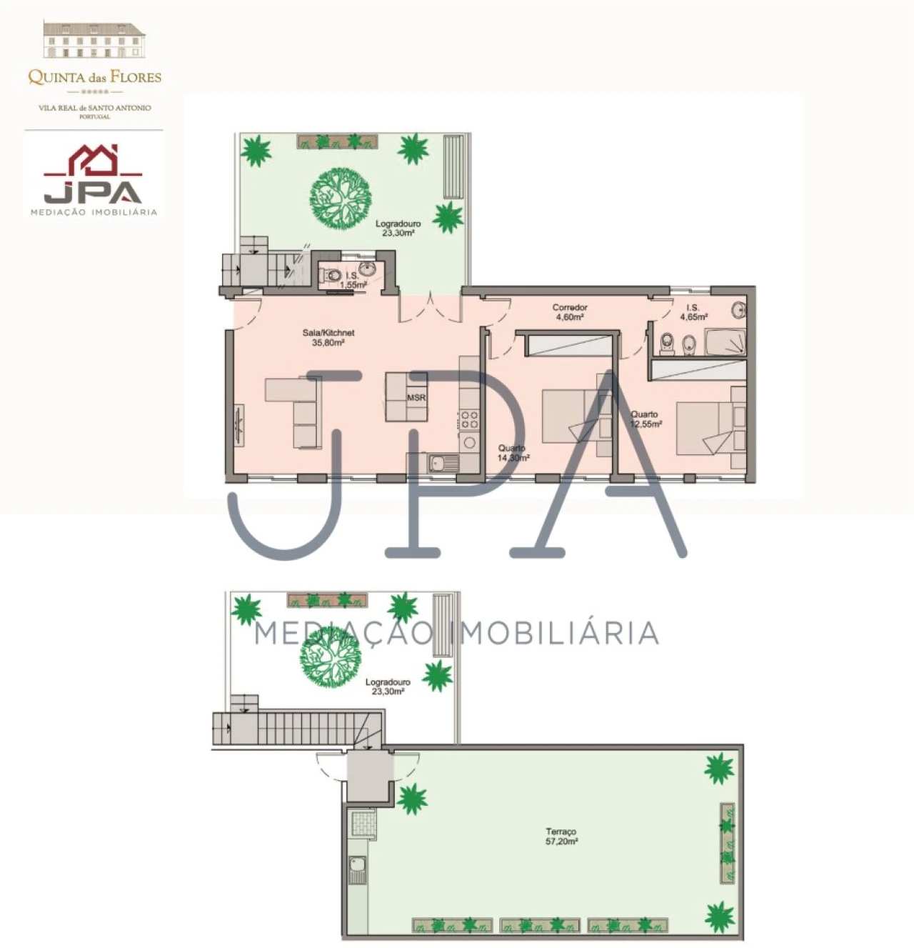 Apartamento T2 para Venda em Vila Real de Santo Antonio Foto 5