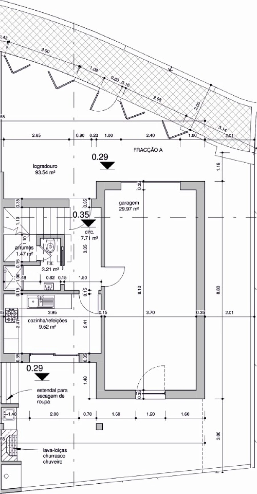 Moradia T2 para Venda em Altura Planta 2