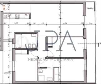 Apartamento T3 para Venda em Vila Real de Santo Antonio