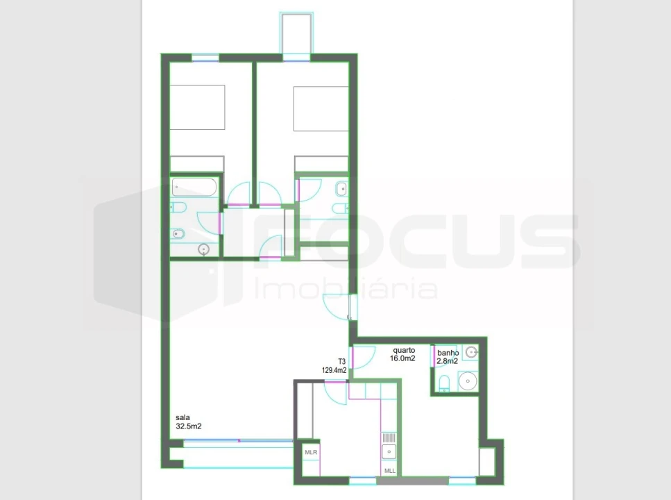 Apartamento T3 para Venda em Glória e Vera Cruz Foto 7