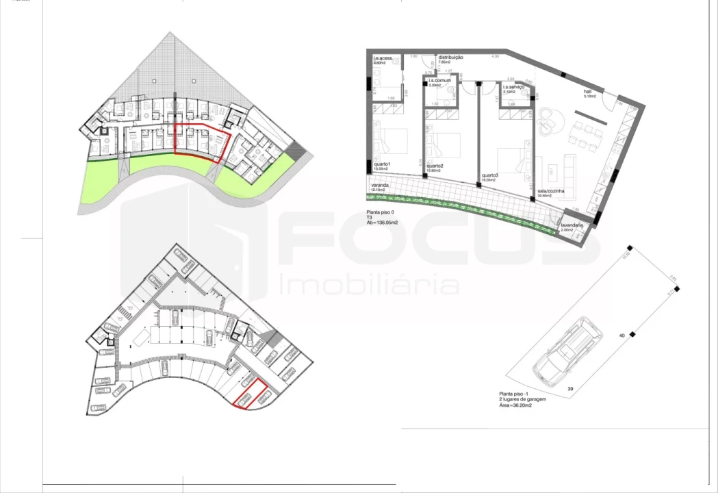 Apartamento T3 para Venda em Aradas Foto 11