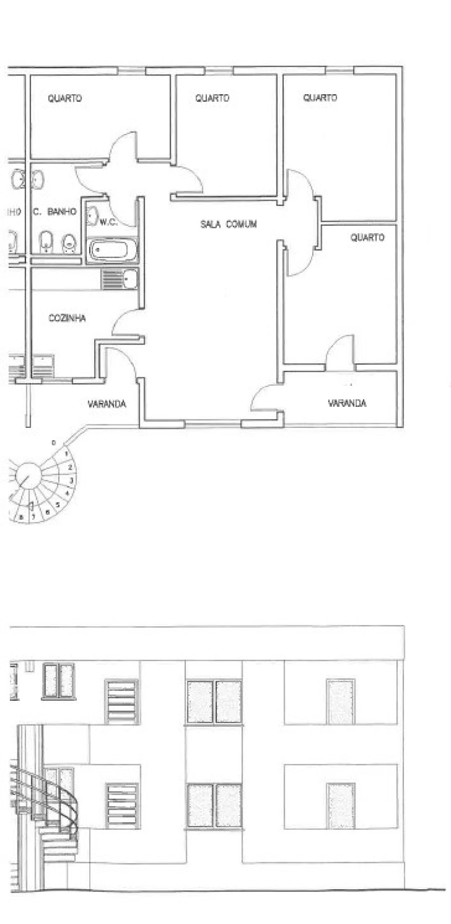Apartamento T4 para Venda em Montijo e Afonsoeiro Planta 1