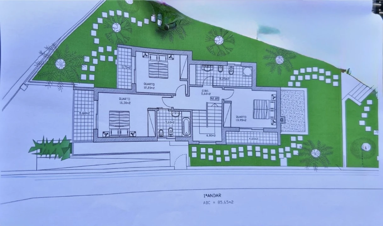Moradia T3 para Venda em Machico Planta 3