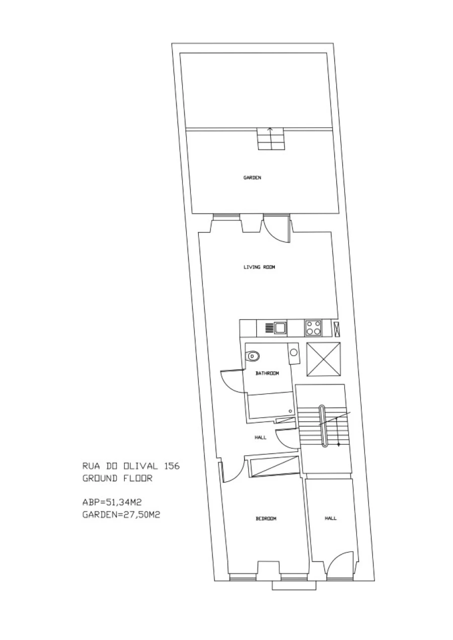 Apartamento T1 para Venda em Estrela Planta 1