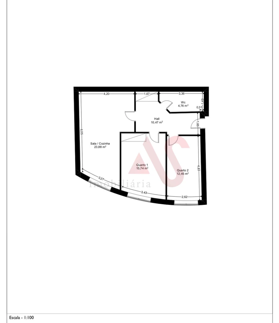 Apartamento T2 para Venda em Caldas de Vizela (São Miguel e São João) Foto 23