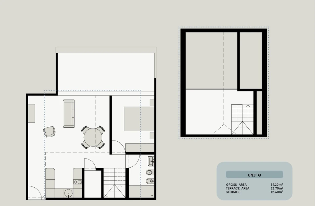 Apartamento T1 para Venda em Santa Marinha e São Pedro da Afurada Planta 3
