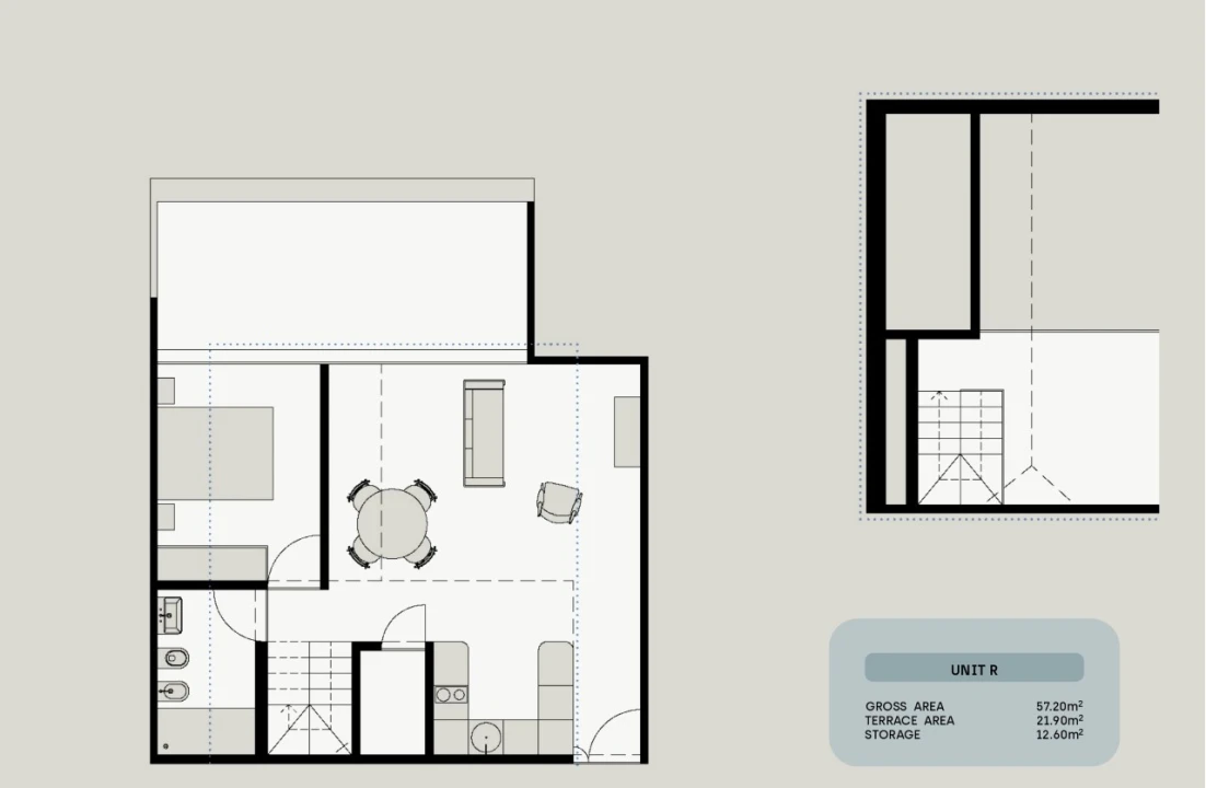Apartamento T1 para Venda em Santa Marinha e São Pedro da Afurada Planta 4