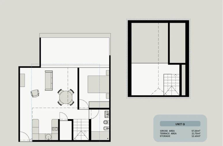 Apartamento T1 para Venda em Santa Marinha e São Pedro da Afurada Planta 4